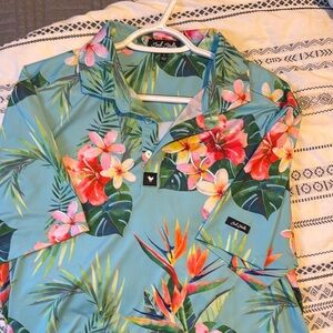 Bad Birdie Tropical Floral Shirt